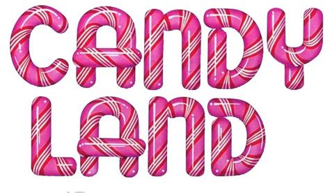 Printable Candyland Font